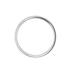 Histoire d'Or Alliance Aelyne Ruban Plat Argent Blanc Best