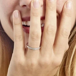 Histoire d'Or Alliance Aileen or blanc diamant Best