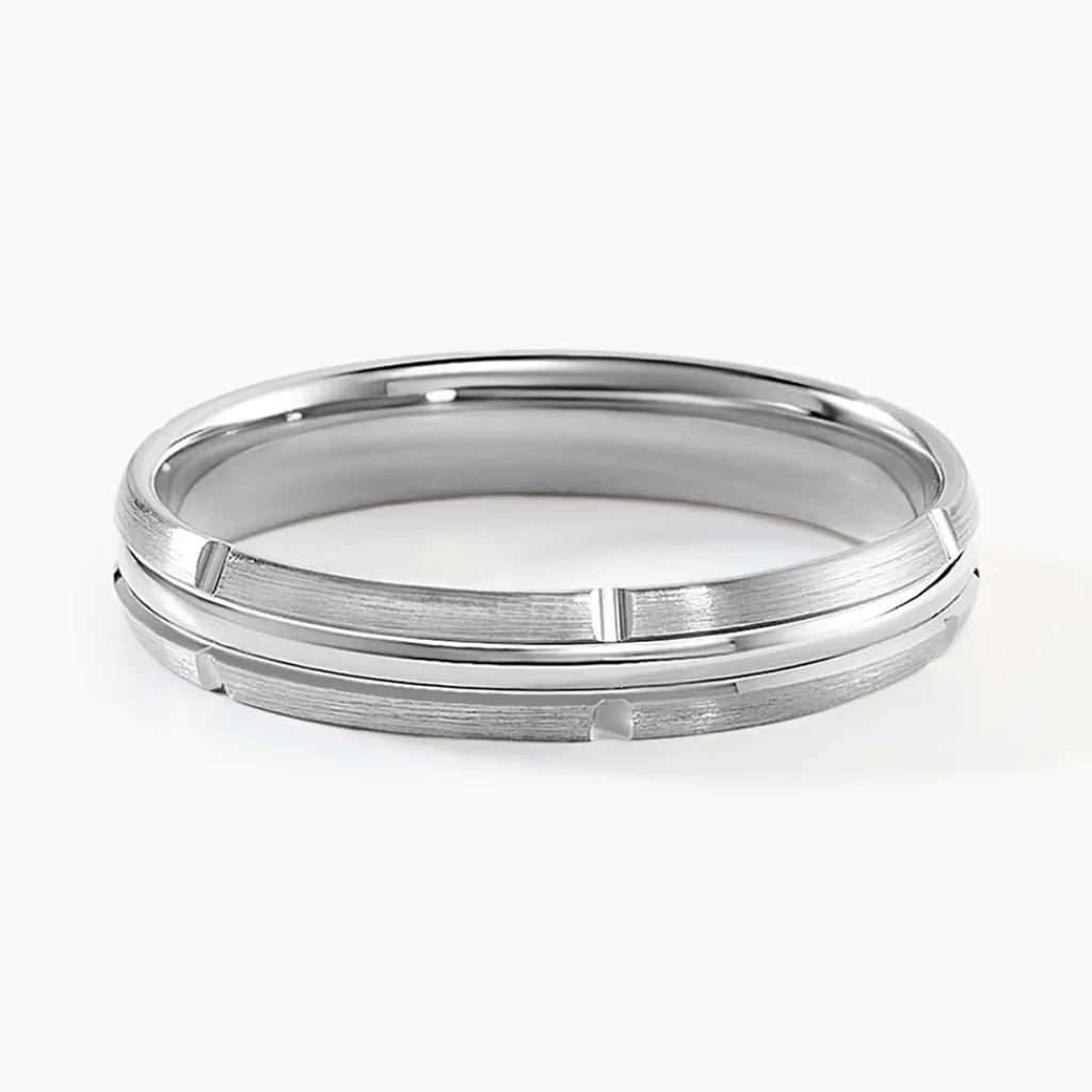 Histoire d'Or Alliance Alontio Palladium Blanc New