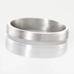 Histoire d'Or Alliance Anne-esther Ruban Plat Argent Blanc New