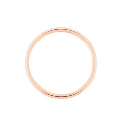 Histoire d'Or Alliance Aphroditia Demi Jonc Bombé or rose