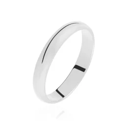 Histoire d'Or Alliance Aphroditia Demi Jonc Bombe Platine Blanc Online