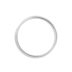 Histoire d'Or Alliance Aristote Ruban Plat Palladium Blanc Sale