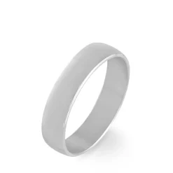 Histoire d'Or Alliance Artemissia Ruban Plat Or Blanc New