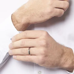 Histoire d'Or Alliance Arthellais Ruban Plat Or Blanc Best