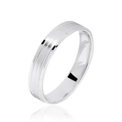 Histoire d'Or Alliance Basile Or Blanc Clearance