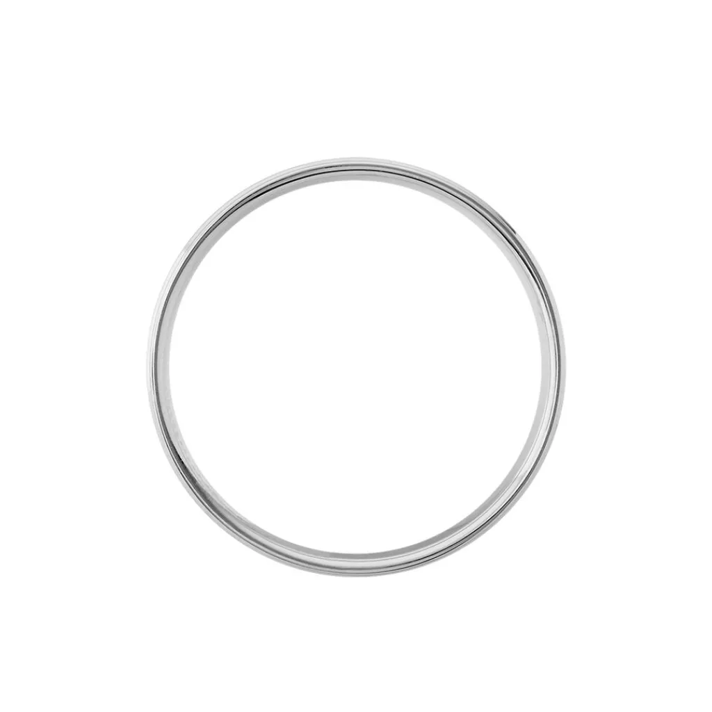 Histoire d'Or Alliance Basile Ruban Plat Or Blanc Sale