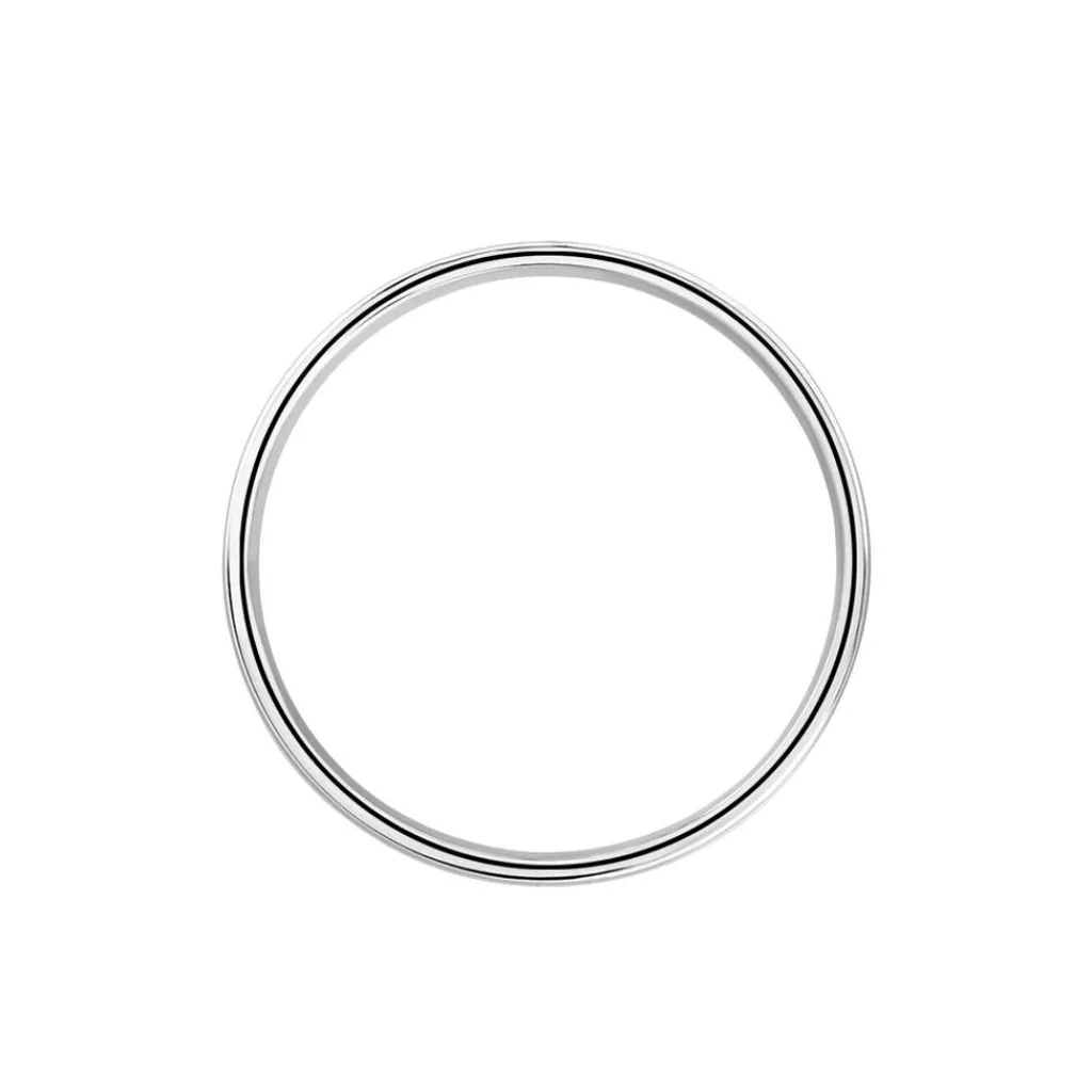 Histoire d'Or Alliance Beatrice Ruban Plat or blanc Sale