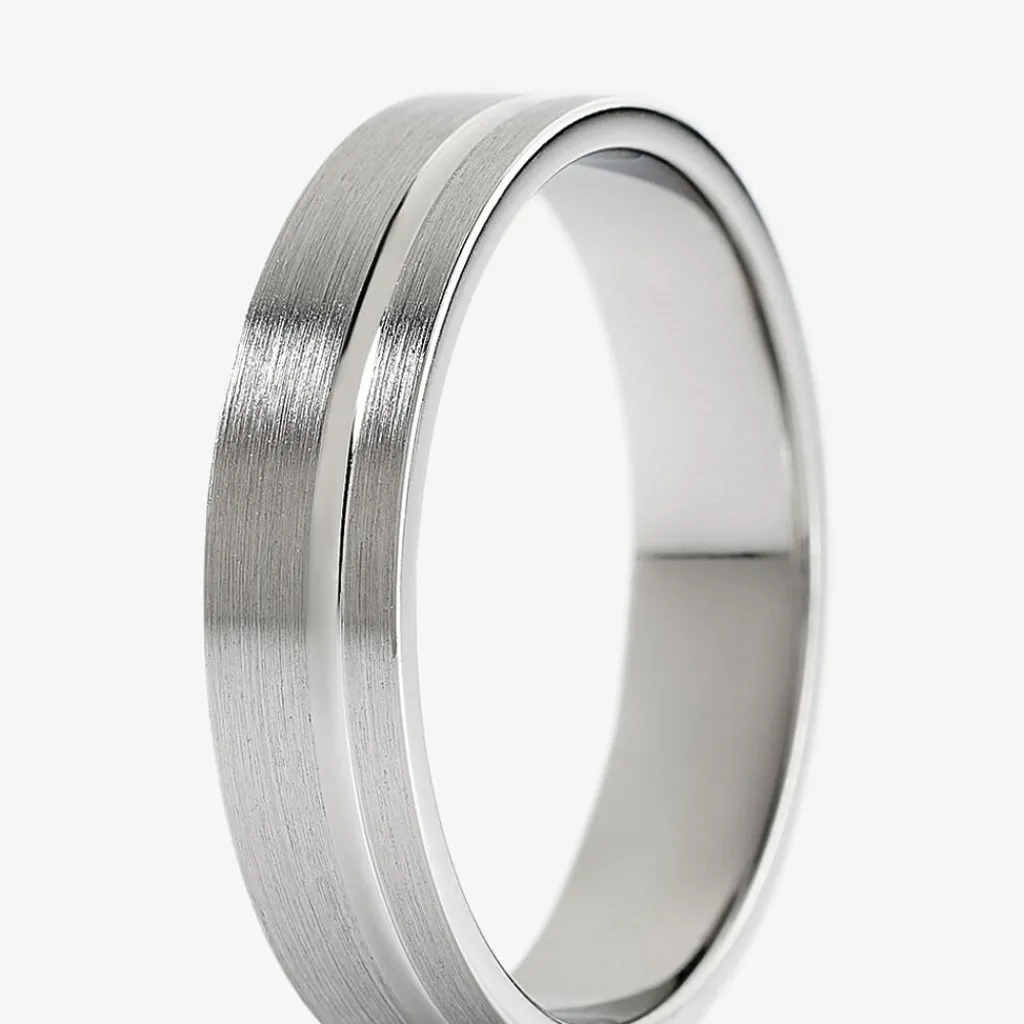 Histoire d'Or Alliance Berker Palladium Blanc