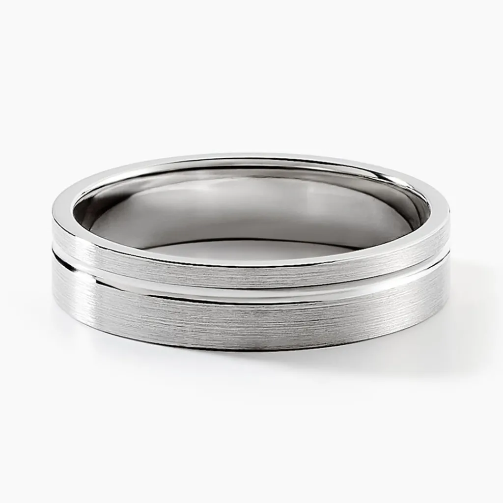 Histoire d'Or Alliance Berker Palladium Blanc