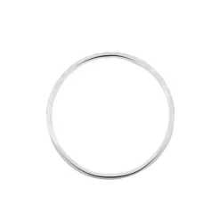 Histoire d'Or Alliance Calista Diamantee Demi Jonc Classique or blanc New