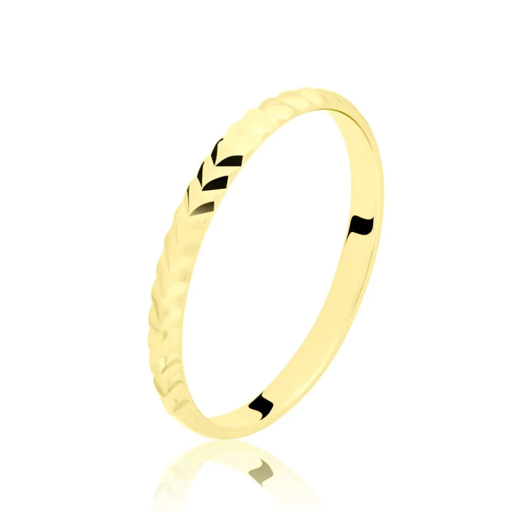 Histoire d'Or Alliance Calista Diamantee or jaune