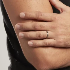 Histoire d'Or Alliance Camille Ruban Plat or jaune