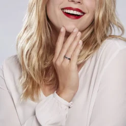 Histoire d'Or Alliance Camille Ruban Plat or blanc Sale