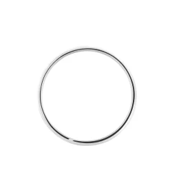 Histoire d'Or Alliance Caroline Sablee Demi Jonc Classique or blanc Hot