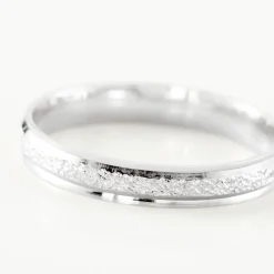 Histoire d'Or Alliance Caroline Sablee Ruban Plat or blanc Discount