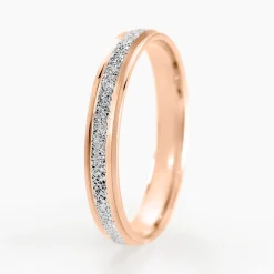 Histoire d'Or Alliance Caroline Sablee Ruban Plat or bicolore Sale