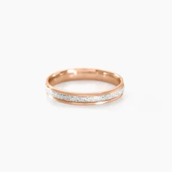 Histoire d'Or Alliance Caroline Sablee Ruban Plat or bicolore Sale