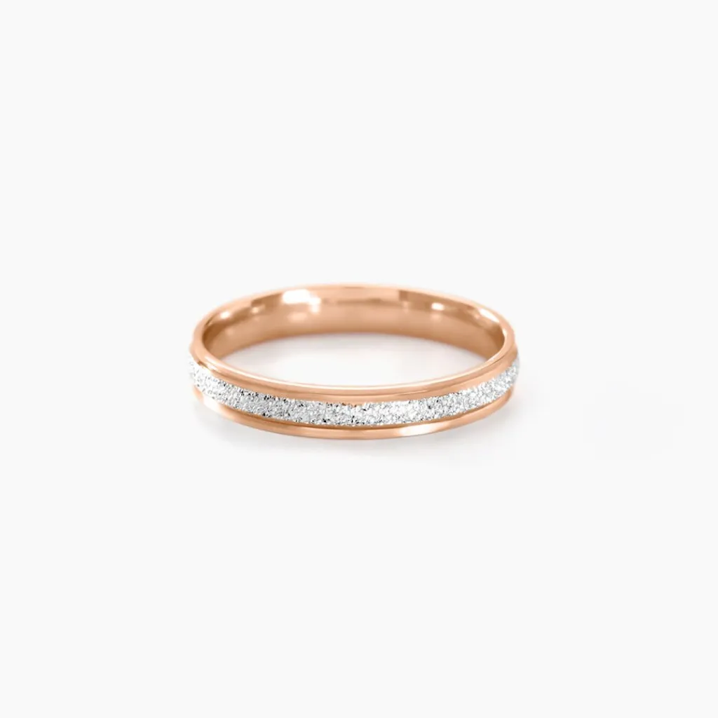 Histoire d'Or Alliance Caroline Sablee Ruban Plat or bicolore Sale