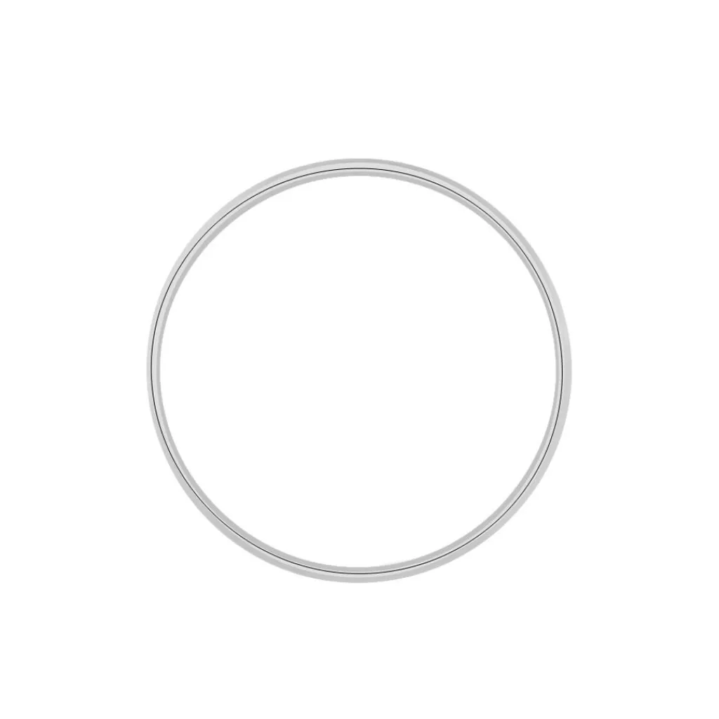 Histoire d'Or Alliance Celestyn Demi Jonc Classique Palladium Blanc Hot