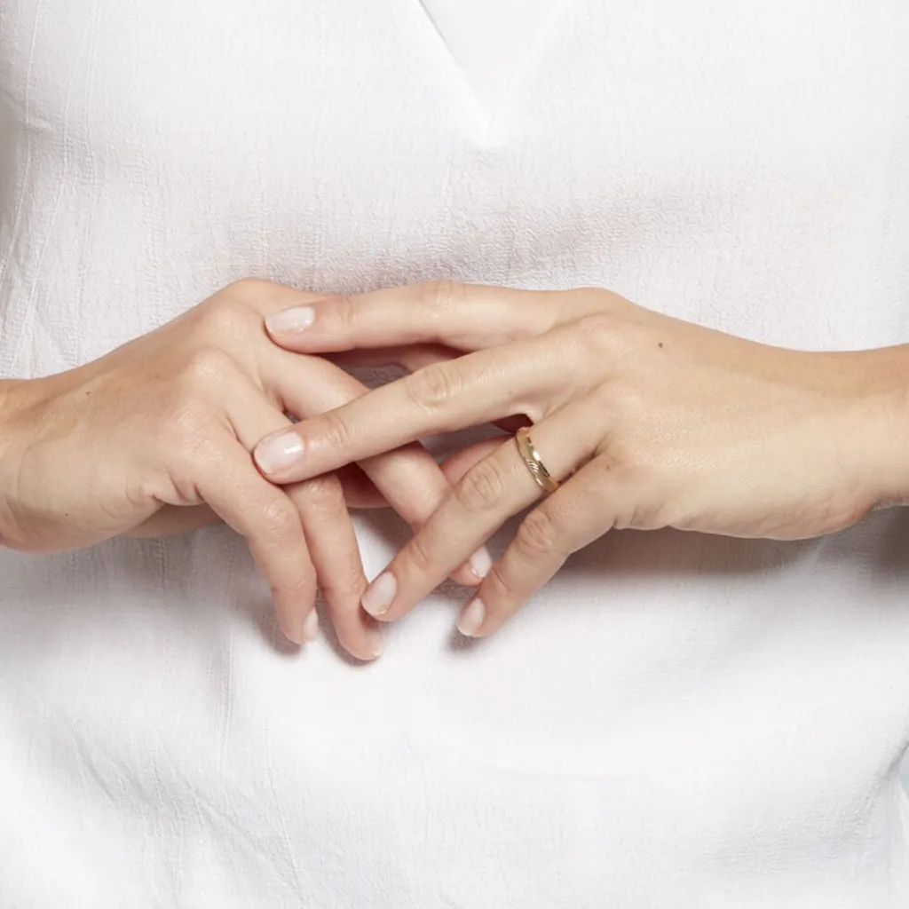 Histoire d'Or Alliance Ciham Ruban Plat Or Jaune Best