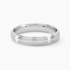 Histoire d'Or Alliance Circios Demi Jonc Classique Or Blanc