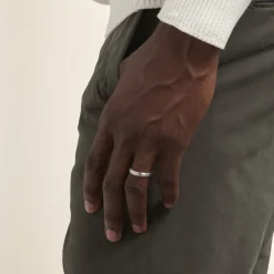 Histoire d'Or Alliance Circios Demi Jonc Classique Or Blanc