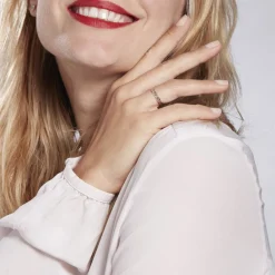 Histoire d'Or Alliance Clotilde Demi Jonc Classique or bicolore Online