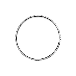 Histoire d'Or Alliance Clotilde Ruban Plat or blanc