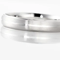 Histoire d'Or Alliance Damiana Ruban Plat Argent Blanc Sale