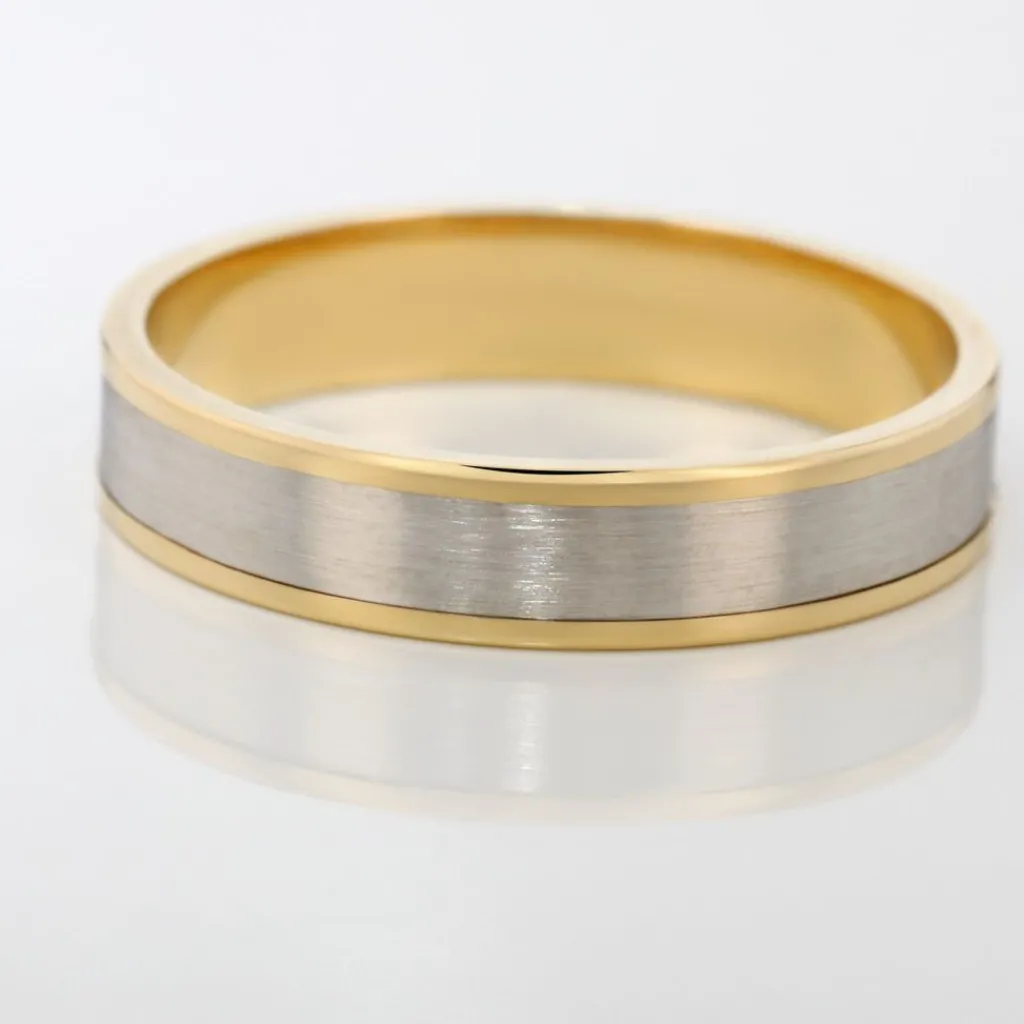 Histoire d'Or Alliance Darko Or Bicolore Clearance