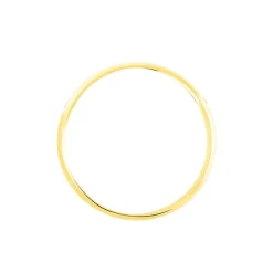 Histoire d'Or Alliance Demi Jonc Classique Or Jaune Hot