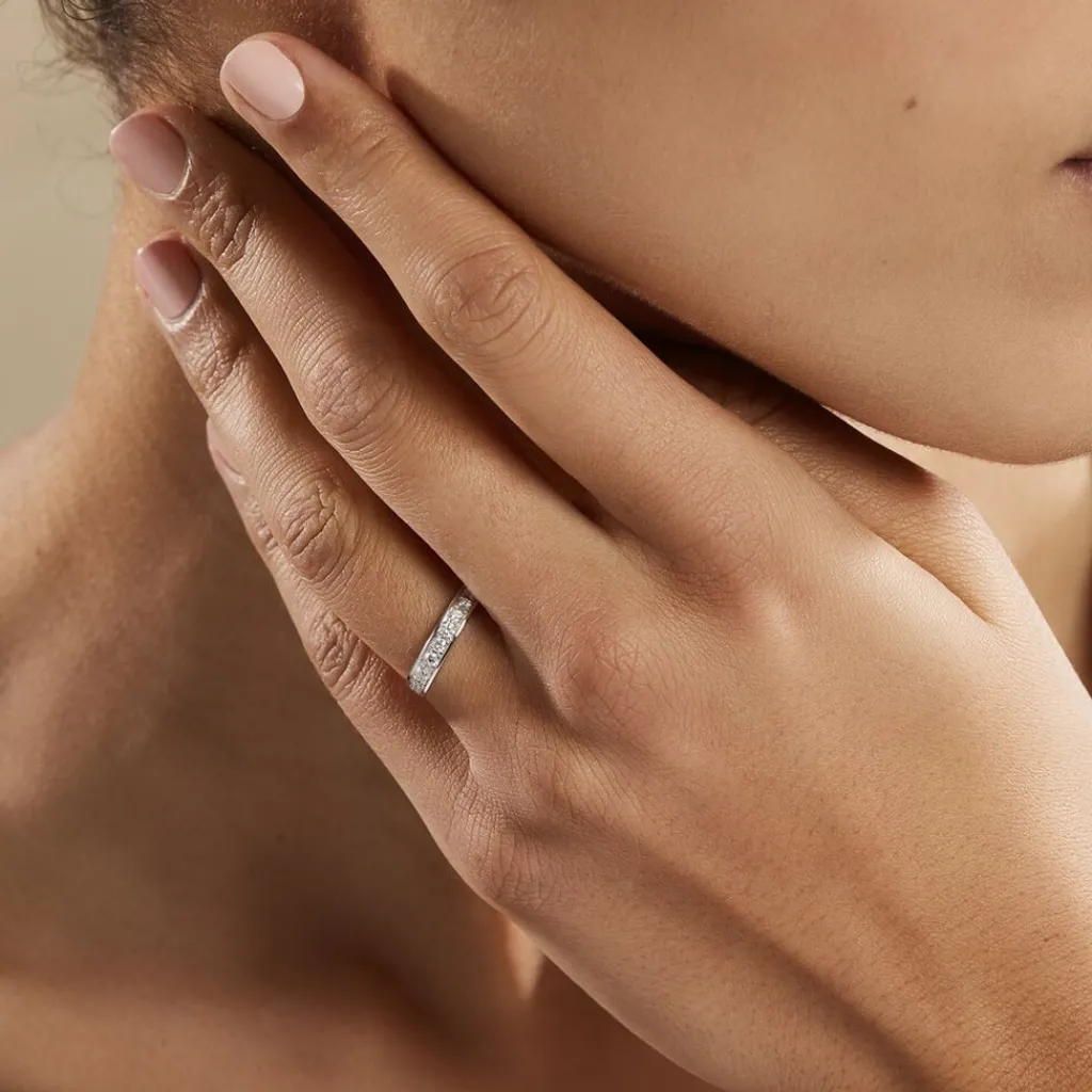 Histoire d'Or Alliance Dionysa Or Blanc Diamant Online