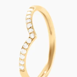 Histoire d'Or Alliance Echo Or Jaune Diamant Synthétique Clearance