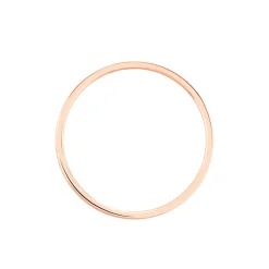 Histoire d'Or Alliance Effet Perle Ruban Plat Or Rose