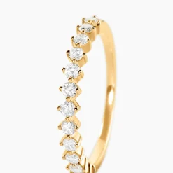Histoire d'Or Alliance Elnathan Or Jaune Diamant Synthétique New