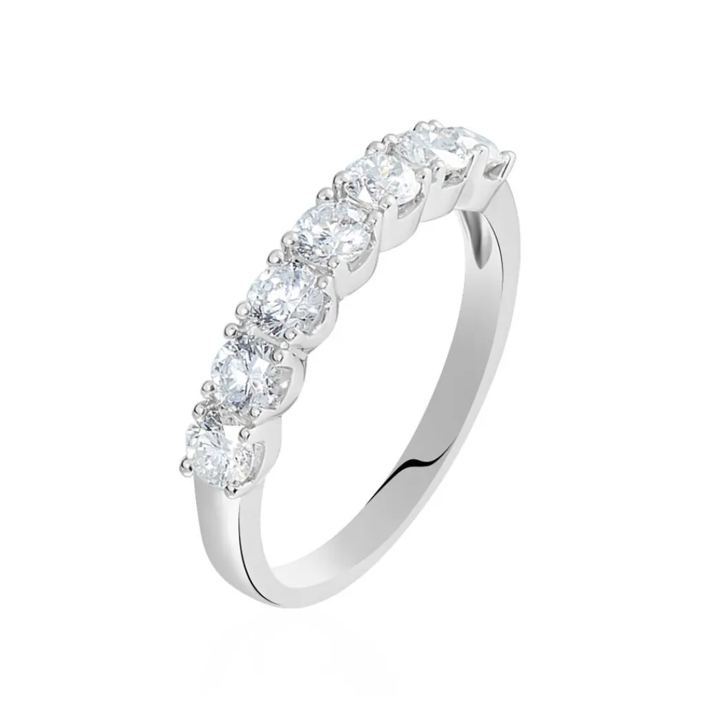 Histoire d'Or Alliance Eloisa Or Blanc Diamant Synthetique New