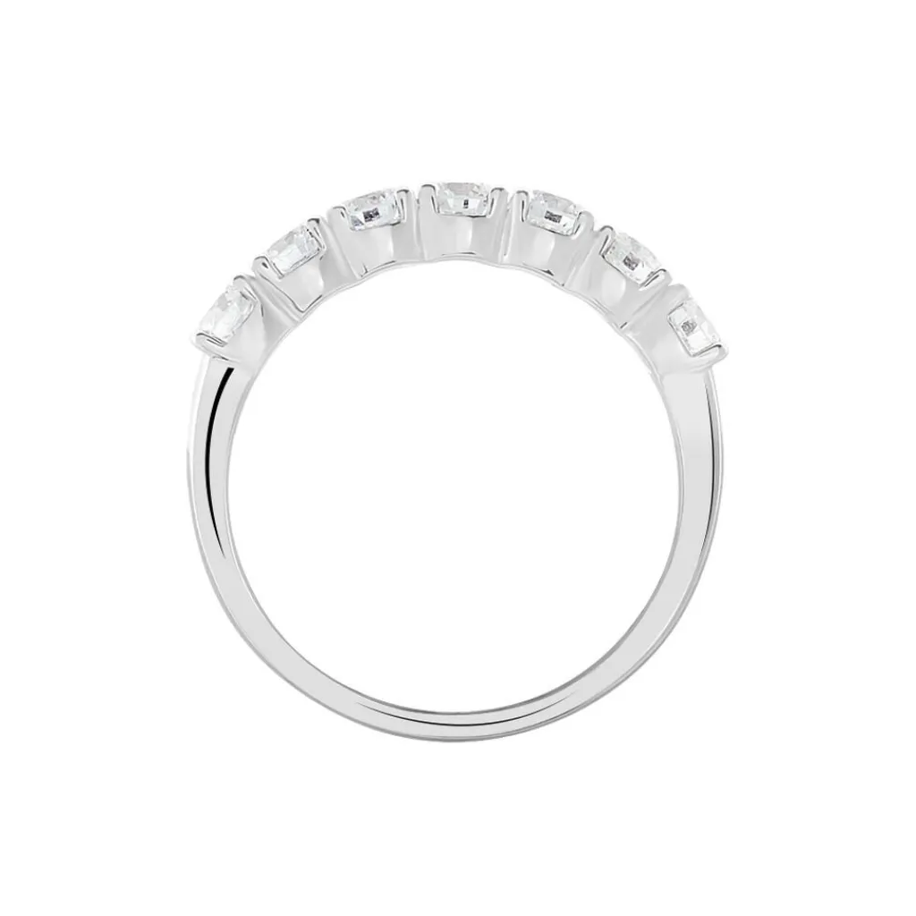 Histoire d'Or Alliance Eloisa Or Blanc Diamant Synthetique New