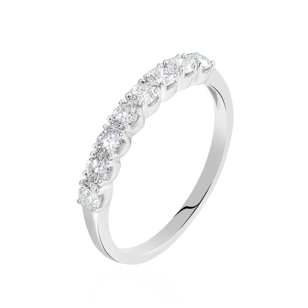 Histoire d'Or Alliance Eloisa Or Blanc Diamant Synthetique Outlet