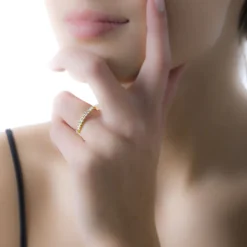 Histoire d'Or Alliance Eloise or jaune diamant