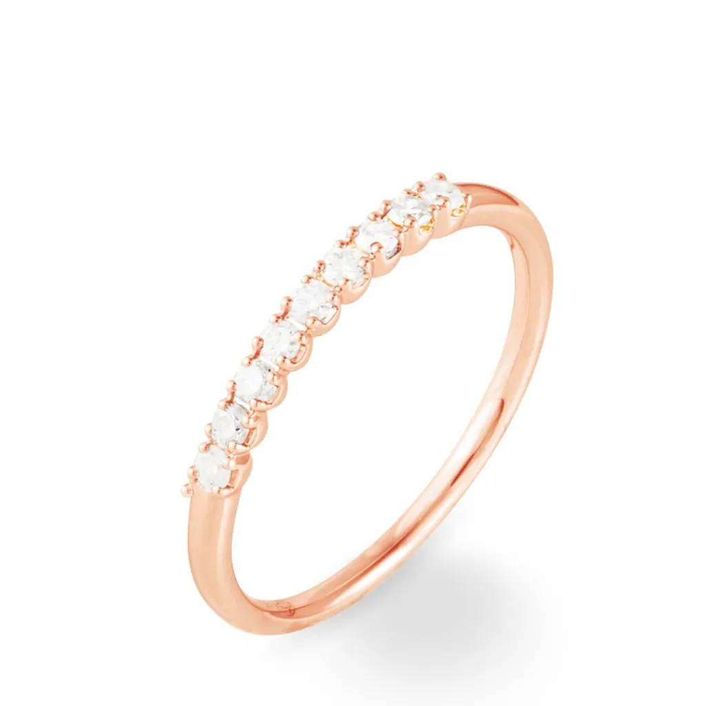 Histoire d'Or Alliance Eloise or rose diamant Outlet