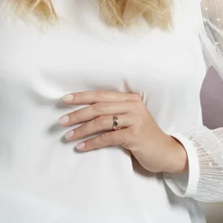 Histoire d'Or Alliance Entrelacee Ruban Plat Or Tricolore Clearance