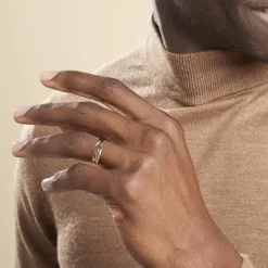 Histoire d'Or Alliance Entrelacee Ruban Plat Or Tricolore Best