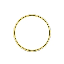 Histoire d'Or Alliance Epi Fantaisie Ruban Plat Or Bicolore Clearance