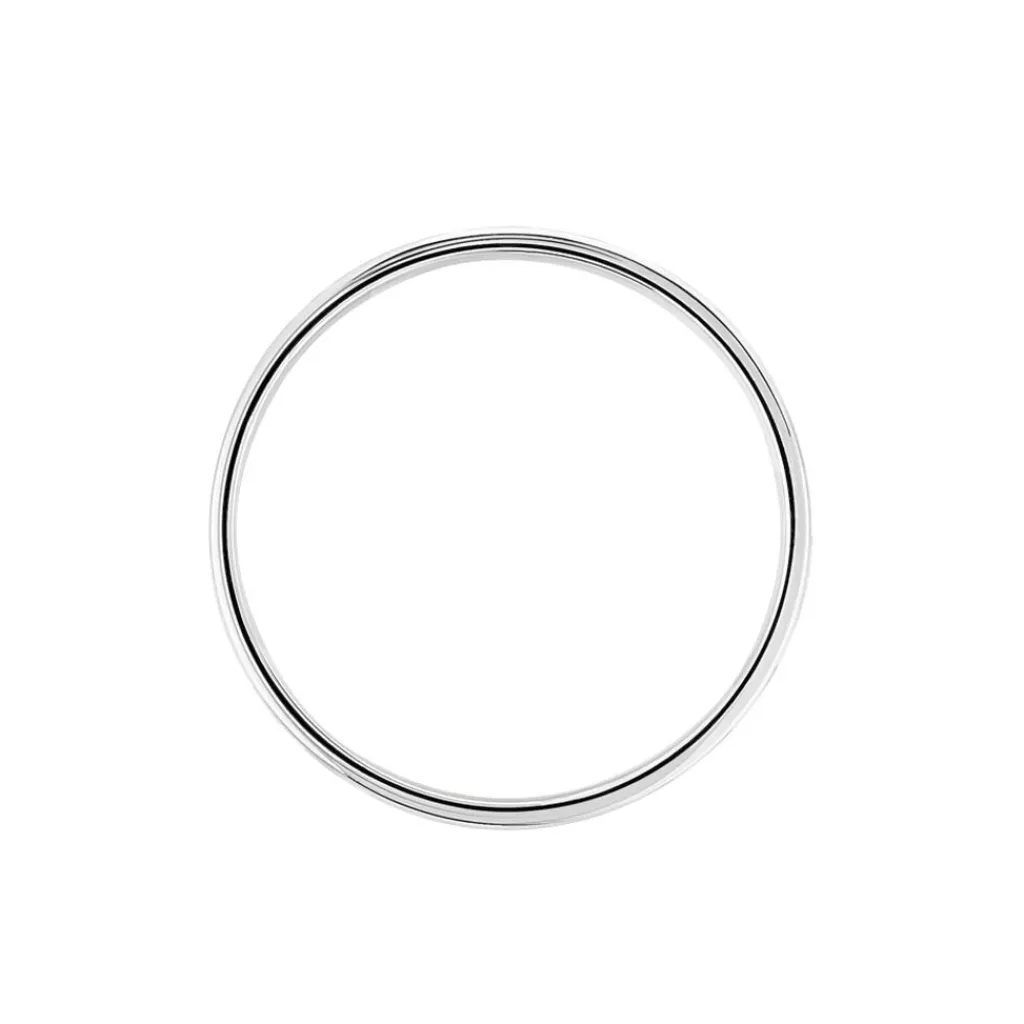 Histoire d'Or Alliance Epi Ruban Plat Or Blanc Best