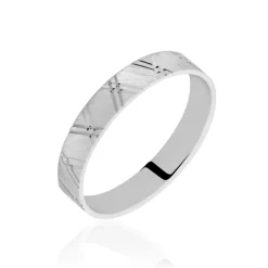 Histoire d'Or Alliance Epinel Or Blanc Discount