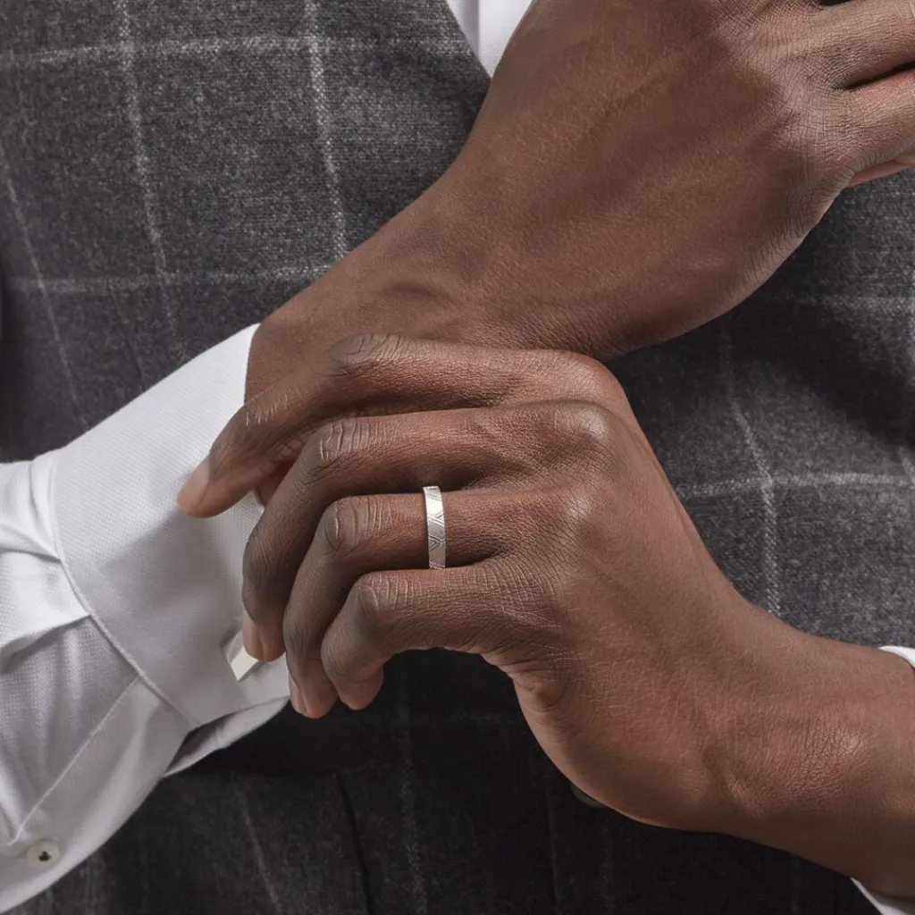 Histoire d'Or Alliance Epinel Or Blanc Discount