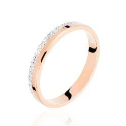 Histoire d'Or Alliance Fantaisie Diamantee or bicolore Hot