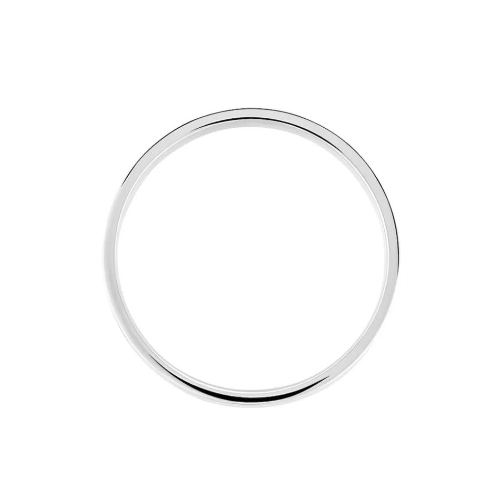 Histoire d'Or Alliance Fantaisie Diamantee Ruban Plat or blanc Best