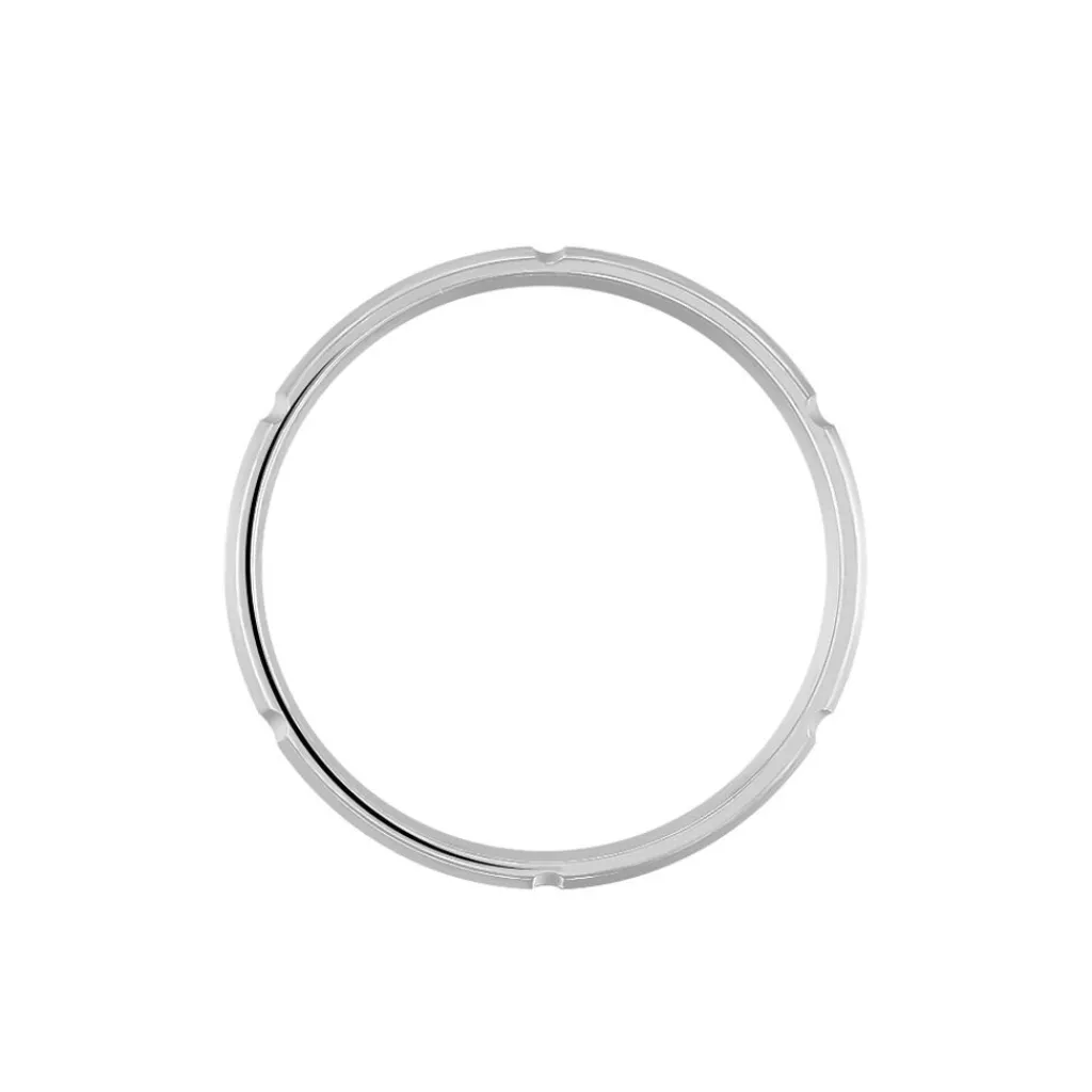 Histoire d'Or Alliance Fantaisie Mat Et Brillant Ruban Plat Palladium Blanc Outlet